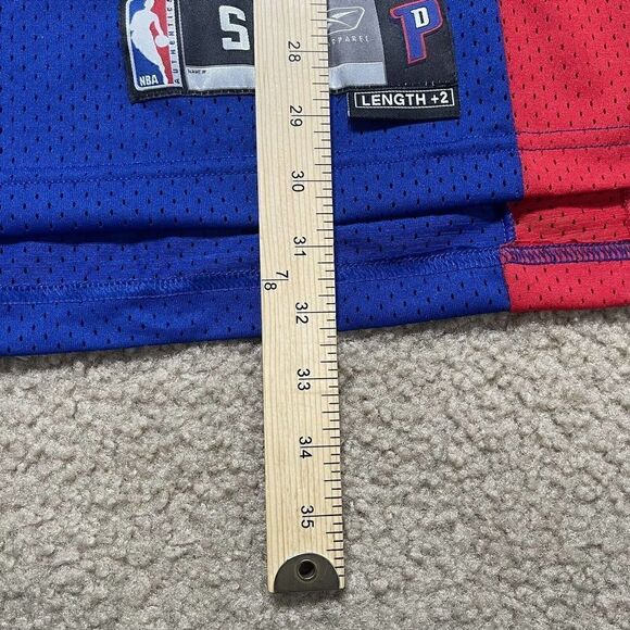 Tayshaun Prince Detroit Pistons Reebok Swingman Stitched Jersey Small Length +2 - Picture 9 of 11